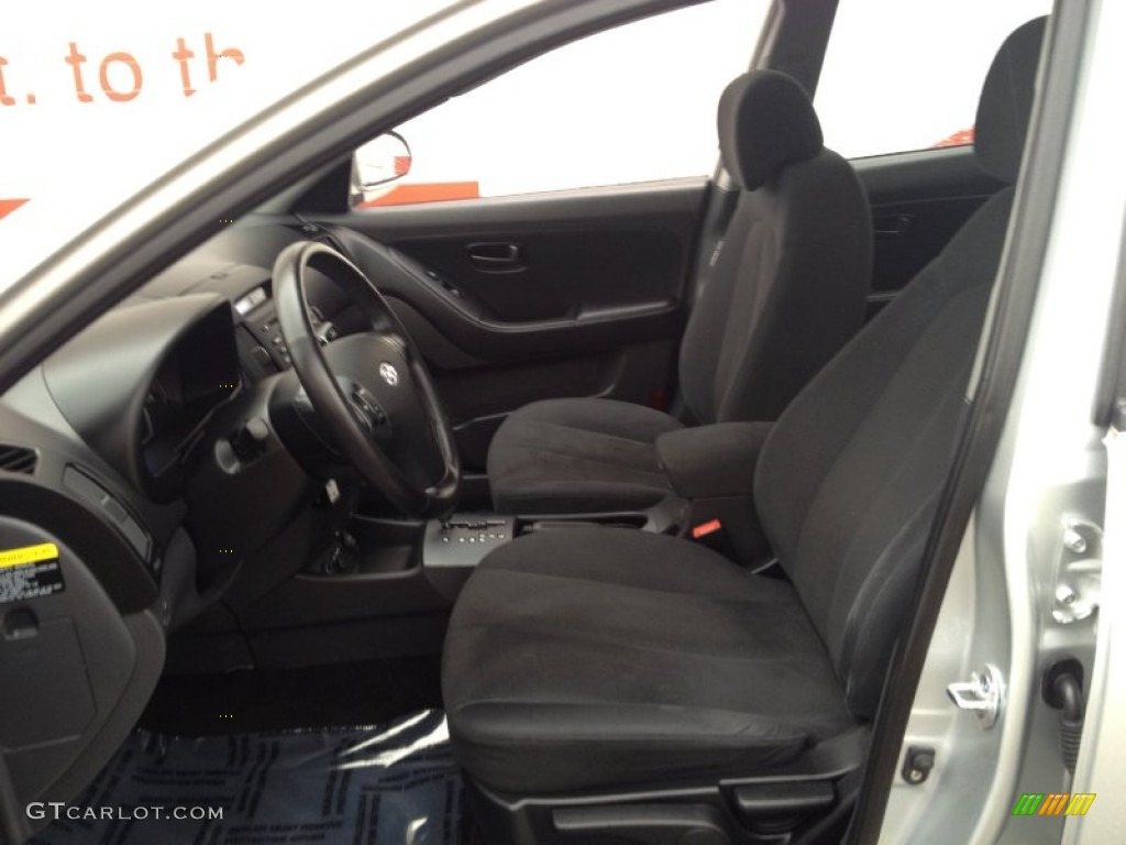 2009 Elantra SE Sedan - Quicksilver / Black photo #15