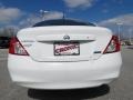 2013 Fresh Powder White Nissan Versa 1.6 S Sedan  photo #4