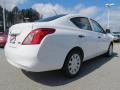 2013 Fresh Powder White Nissan Versa 1.6 S Sedan  photo #5