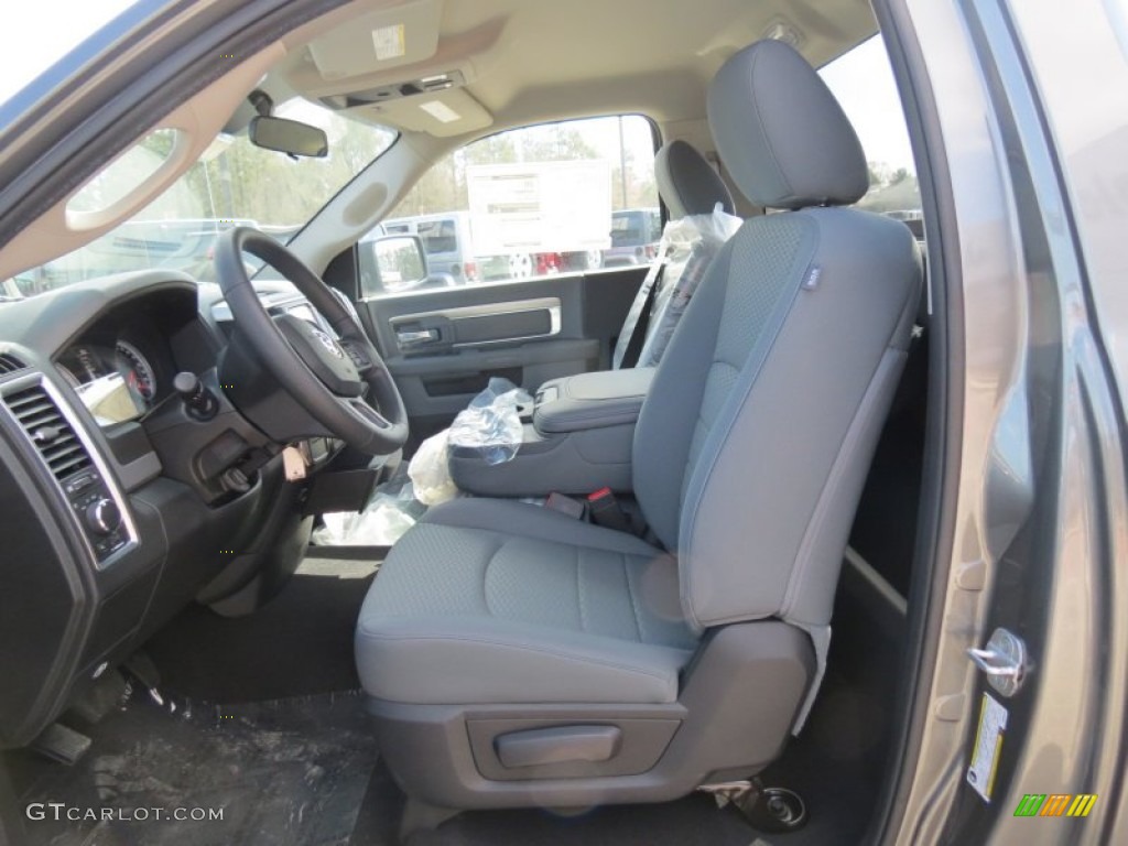 Black/Diesel Gray Interior 2013 Ram 1500 SLT Regular Cab Photo #77815523