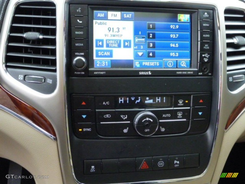 2012 Jeep Grand Cherokee Limited 4x4 Controls Photo #77815571