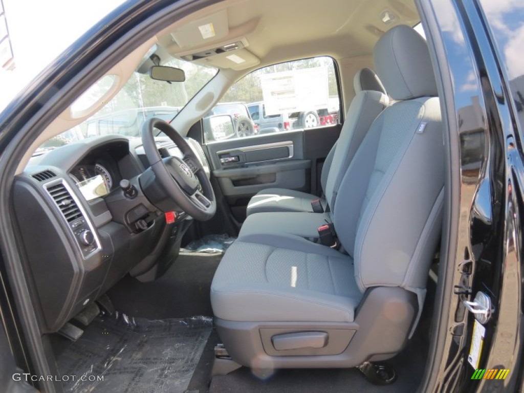 Black/Diesel Gray Interior 2013 Ram 1500 SLT Regular Cab Photo #77815724