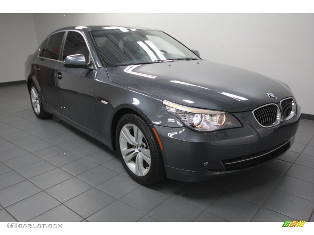 Platinum Grey Metallic 2010 BMW 5 Series 528i Sedan Exterior Photo #77815898