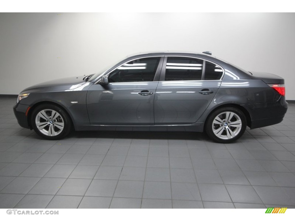 Platinum Grey Metallic 2010 BMW 5 Series 528i Sedan Exterior Photo #77815910
