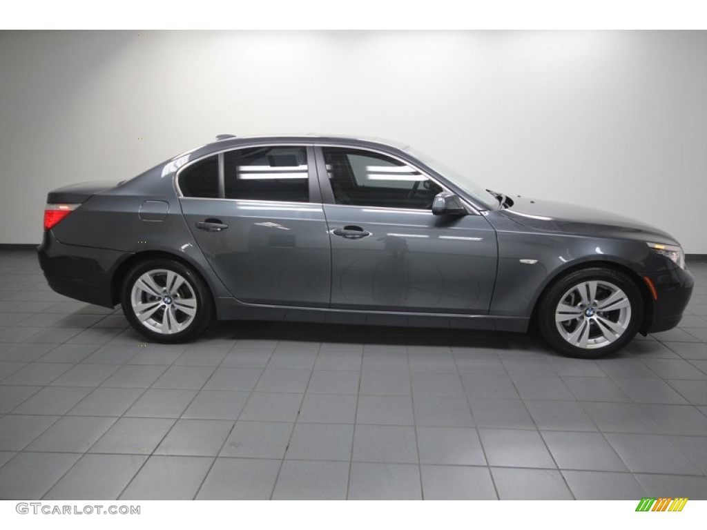 Platinum Grey Metallic 2010 BMW 5 Series 528i Sedan Exterior Photo #77815961