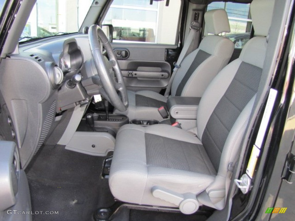 Dark Slate Gray/Medium Slate Gray Interior 2010 Jeep Wrangler Unlimited Rubicon 4x4 Photo #77816075