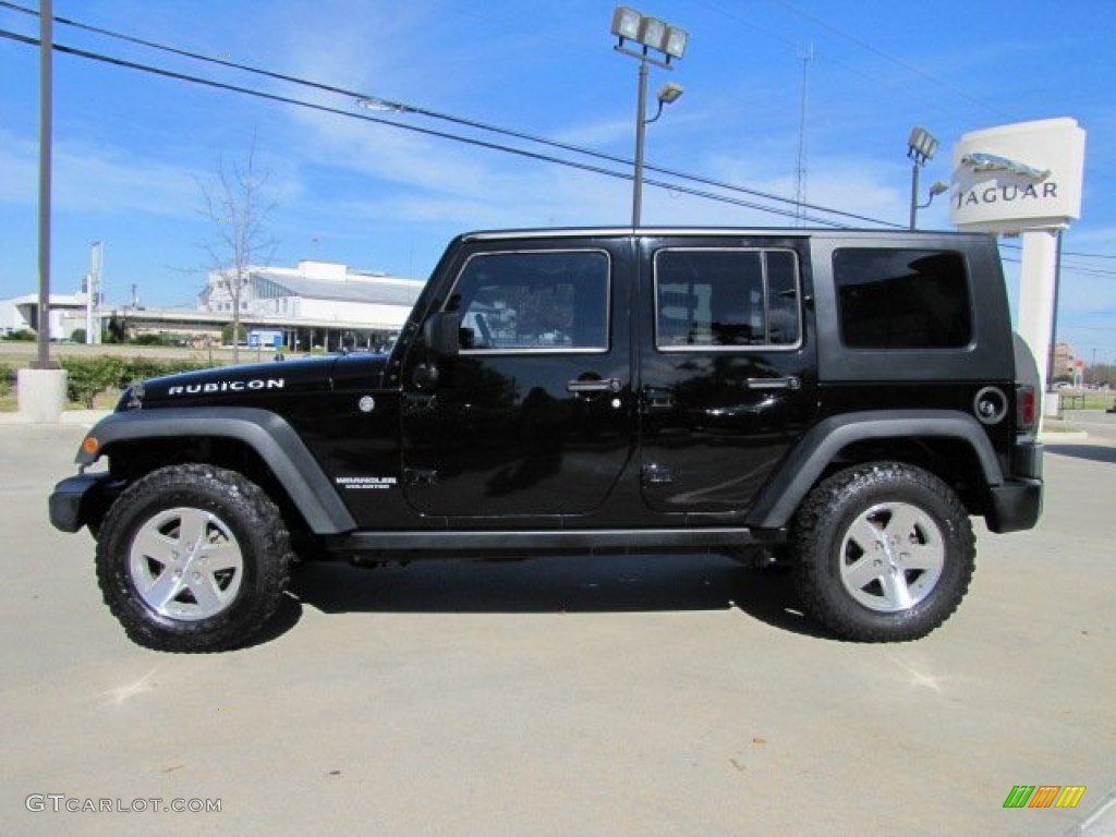 Black 2010 Jeep Wrangler Unlimited Rubicon 4x4 Exterior Photo #77816127
