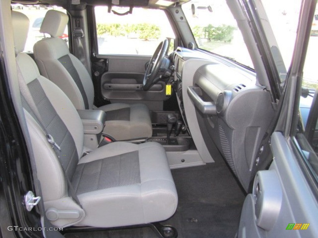 Dark Slate Gray/Medium Slate Gray Interior 2010 Jeep Wrangler Unlimited Rubicon 4x4 Photo #77816282