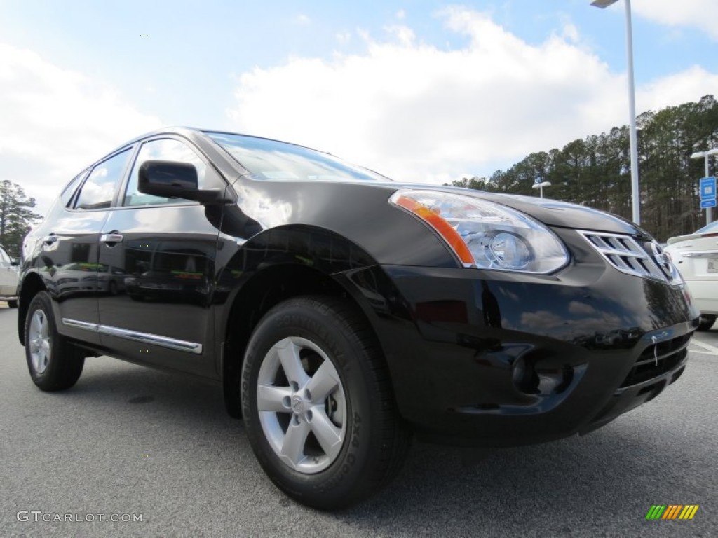 Super Black 2013 Nissan Rogue S Exterior Photo #77816411