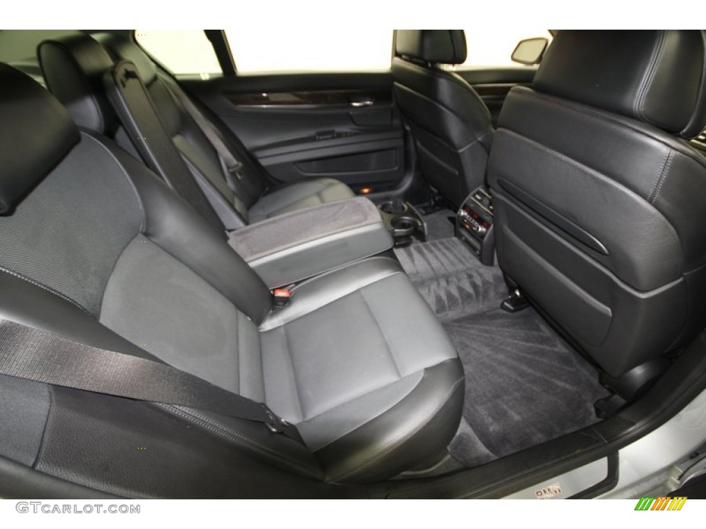 2009 BMW 7 Series 750Li Sedan Rear Seat Photo #77816816