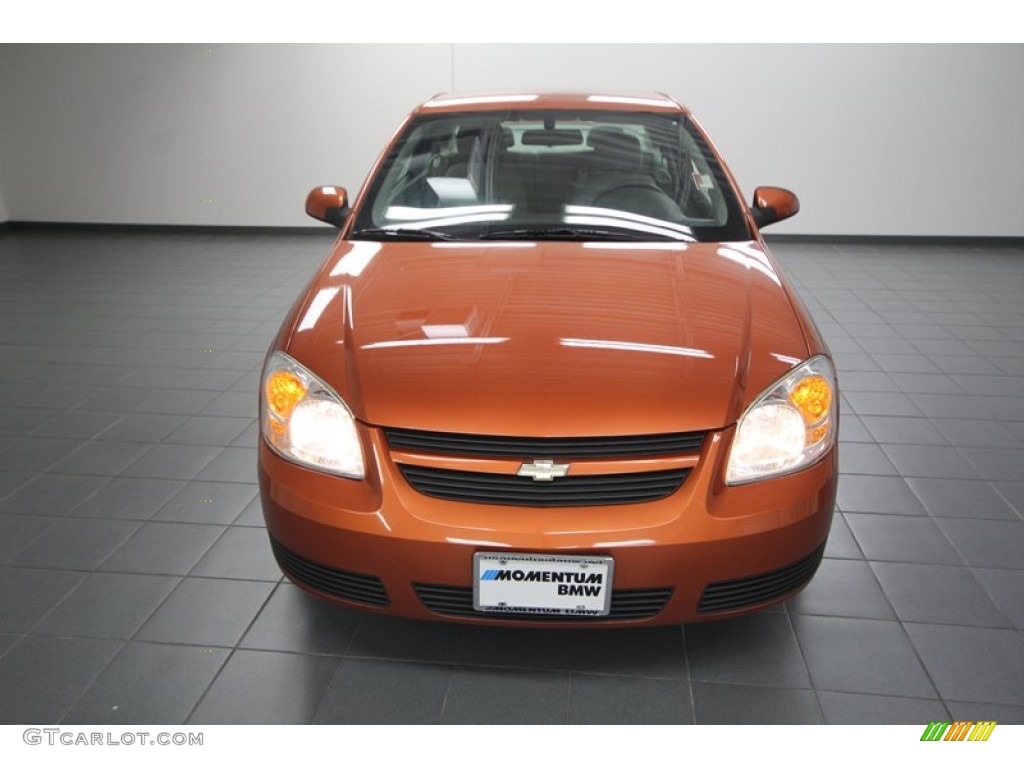 2007 Cobalt LT Coupe - Sunburst Orange Metallic / Gray photo #6