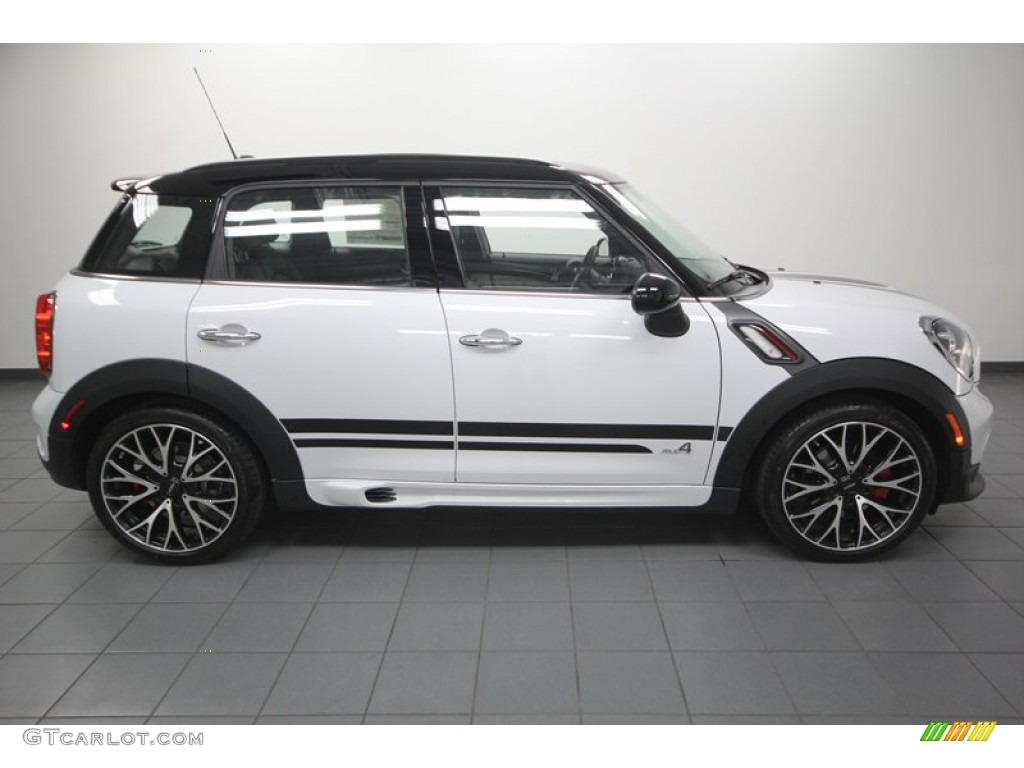 Light White 2013 Mini Cooper John Cooper Works Countryman All4 AWD Exterior Photo #77817470