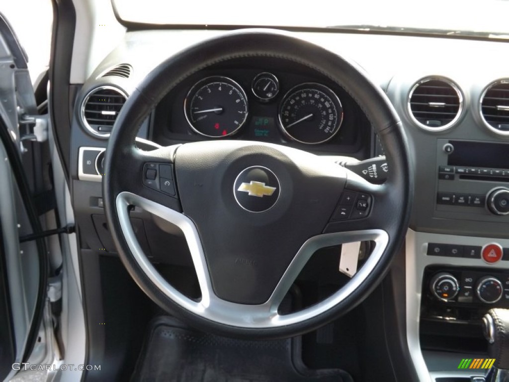 2012 Chevrolet Captiva Sport LT Black Steering Wheel Photo #77817770