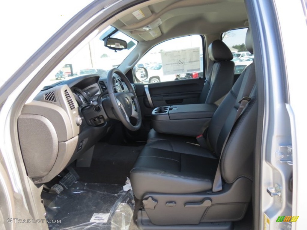 Ebony Interior 2013 Chevrolet Silverado 2500HD LT Crew Cab Photo #77818388