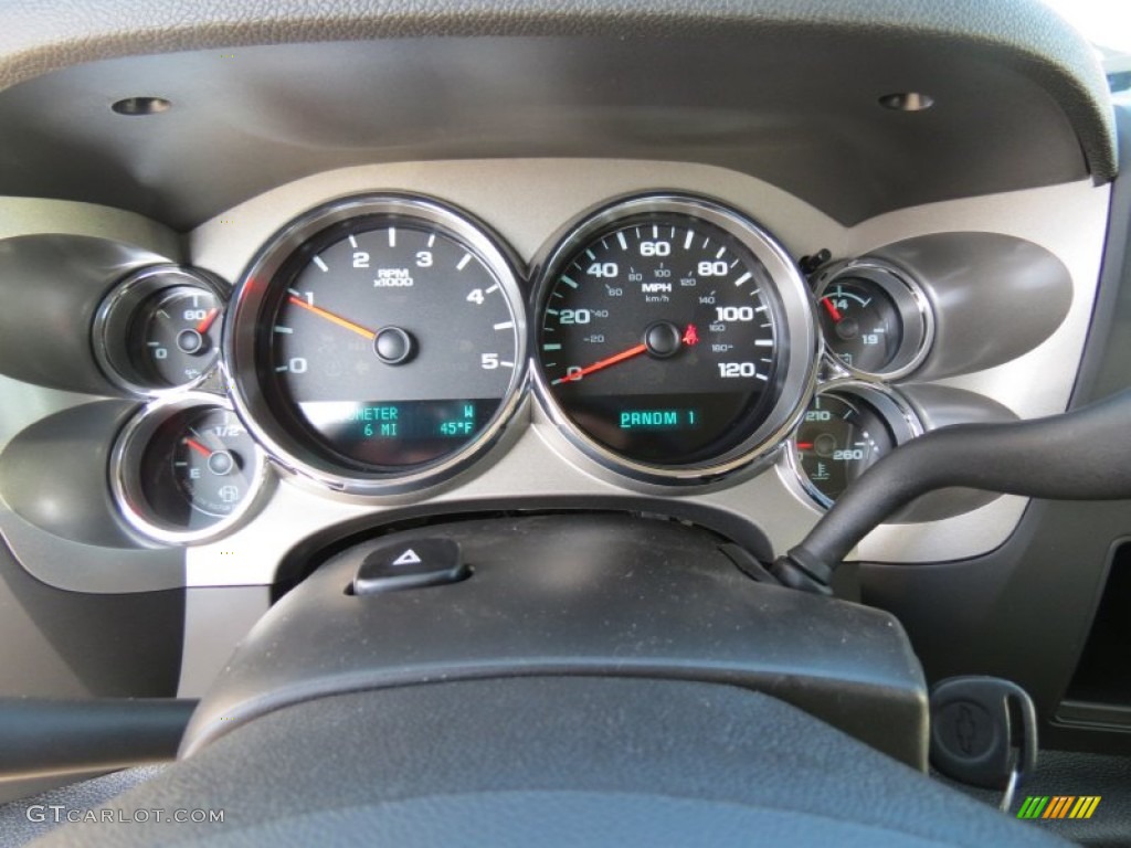 2013 Chevrolet Silverado 2500HD LT Crew Cab Gauges Photo #77818418