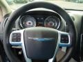 Black/Light Graystone 2012 Chrysler Town & Country Touring - L Steering Wheel