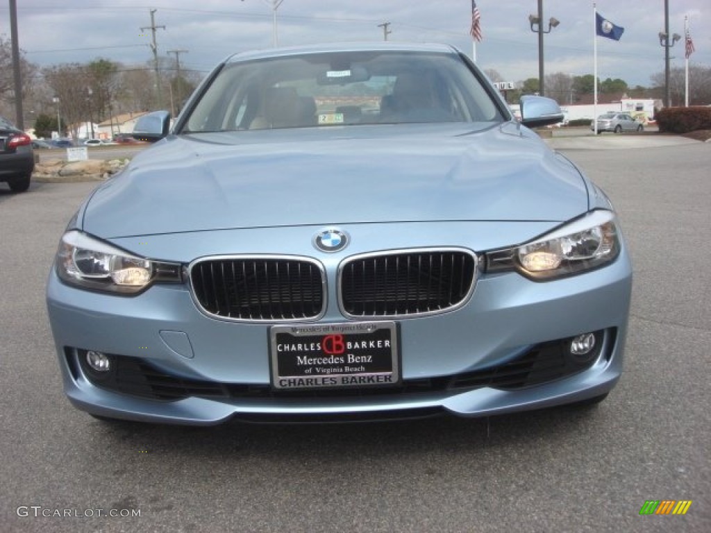 2012 3 Series 328i Sedan - Liquid Blue Metallic / Venetian Beige photo #10