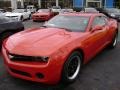 2013 Inferno Orange Metallic Chevrolet Camaro LS Coupe  photo #1