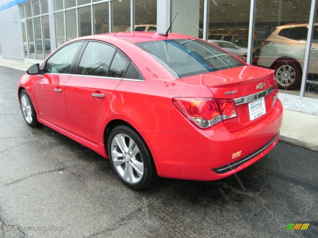 2012 Cruze LTZ/RS - Victory Red / Jet Black photo #5