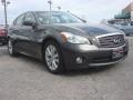 2011 Storm Front Gray Infiniti M 56 Sedan  photo #1