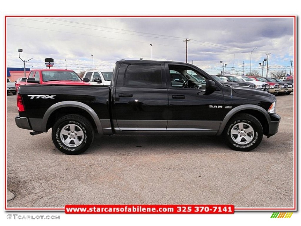 2010 Ram 1500 TRX Crew Cab - Brilliant Black Crystal Pearl / Dark Slate/Medium Graystone photo #8