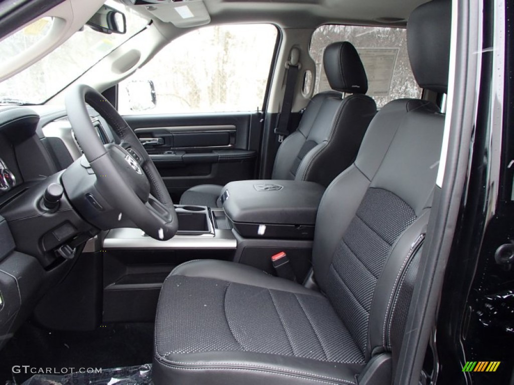 Black Interior 2013 Ram 1500 Sport Crew Cab 4x4 Photo #77821921
