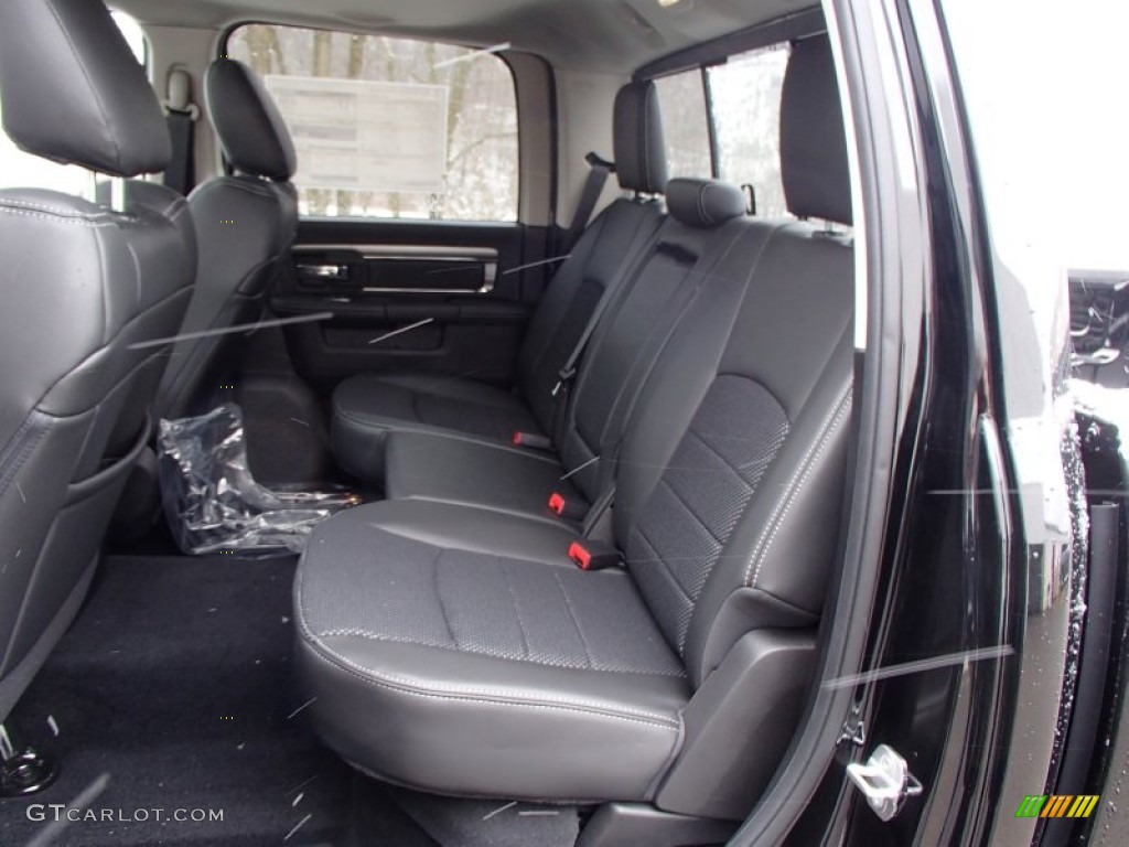 Black Interior 2013 Ram 1500 Sport Crew Cab 4x4 Photo #77821965