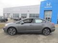 2013 Polished Metal Metallic Honda Civic EX Sedan  photo #2