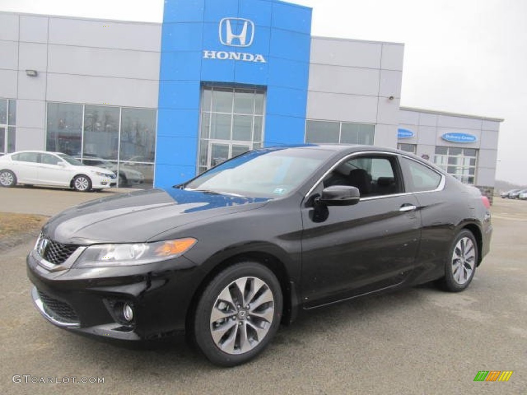 2013 Accord EX Coupe - Crystal Black Pearl / Black photo #1