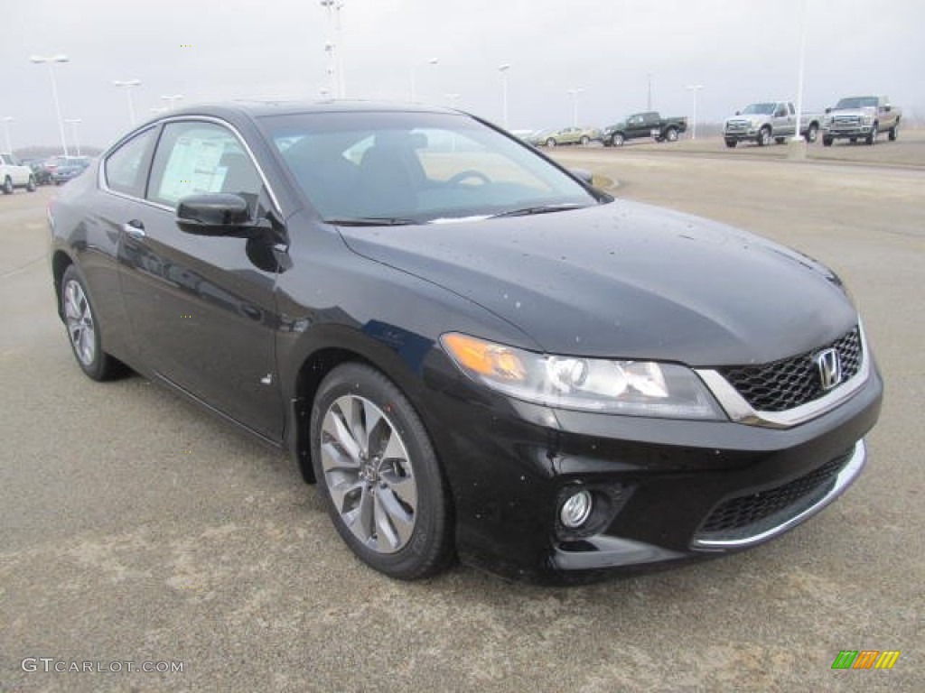 2013 Accord EX Coupe - Crystal Black Pearl / Black photo #5