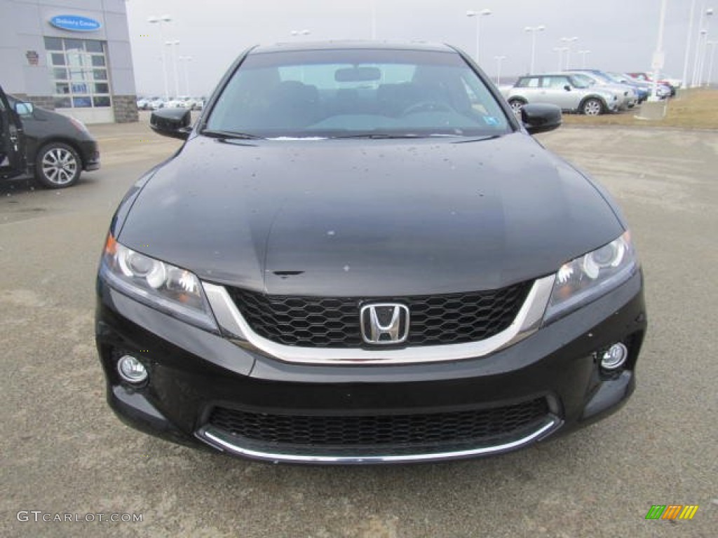 2013 Accord EX Coupe - Crystal Black Pearl / Black photo #19