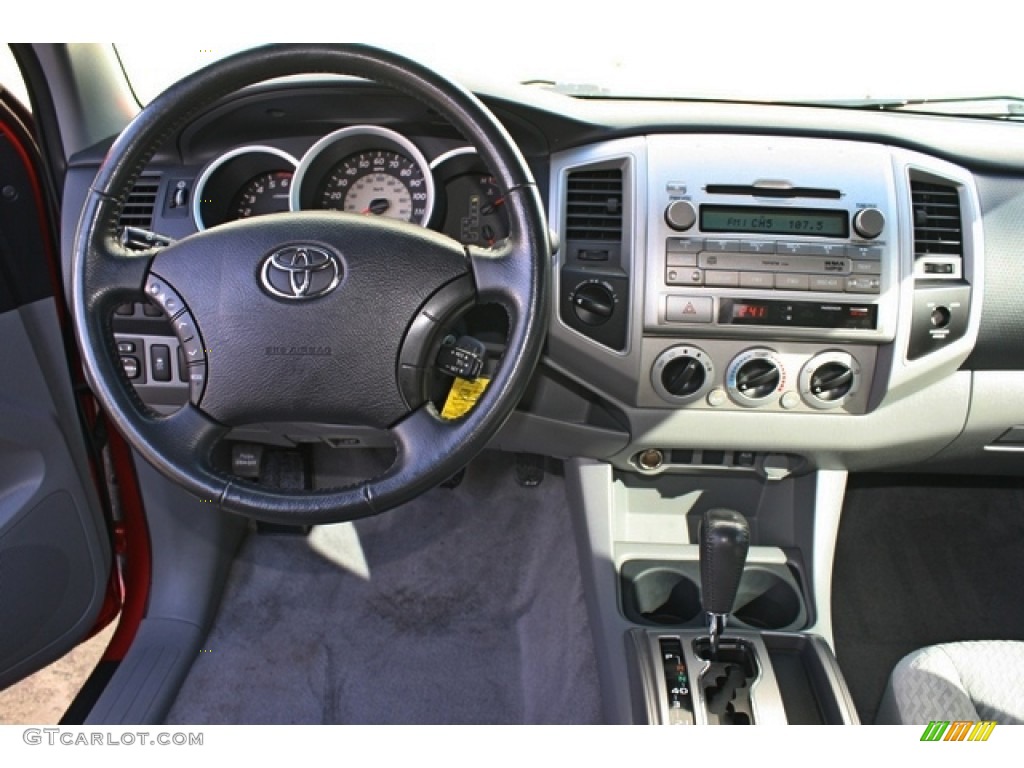 2011 Toyota Tacoma V6 SR5 Access Cab 4x4 Graphite Gray Dashboard Photo #77823486