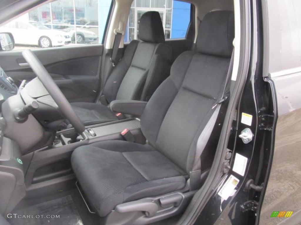 Black Interior 2013 Honda CR-V EX AWD Photo #77823650