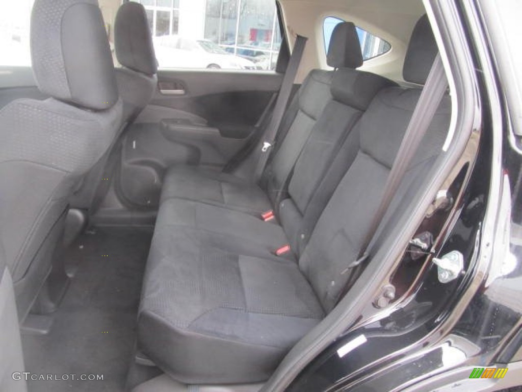 Black Interior 2013 Honda CR-V EX AWD Photo #77823666