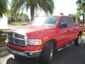 2005 Flame Red Dodge Ram 1500 SLT Quad Cab  photo #2