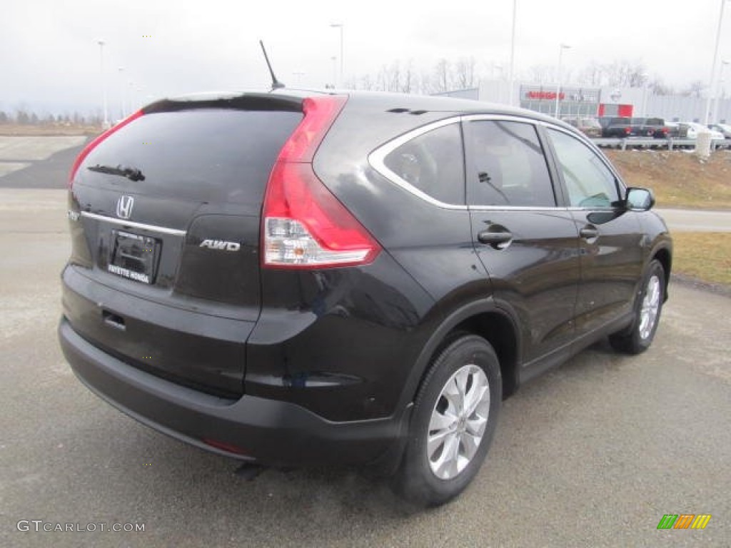 2013 CR-V EX AWD - Crystal Black Pearl / Black photo #18