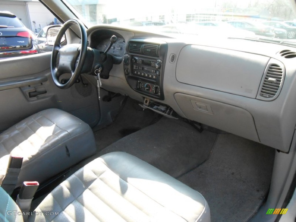 2000 Ford Explorer XL 4x4 Medium Graphite Dashboard Photo #77823899