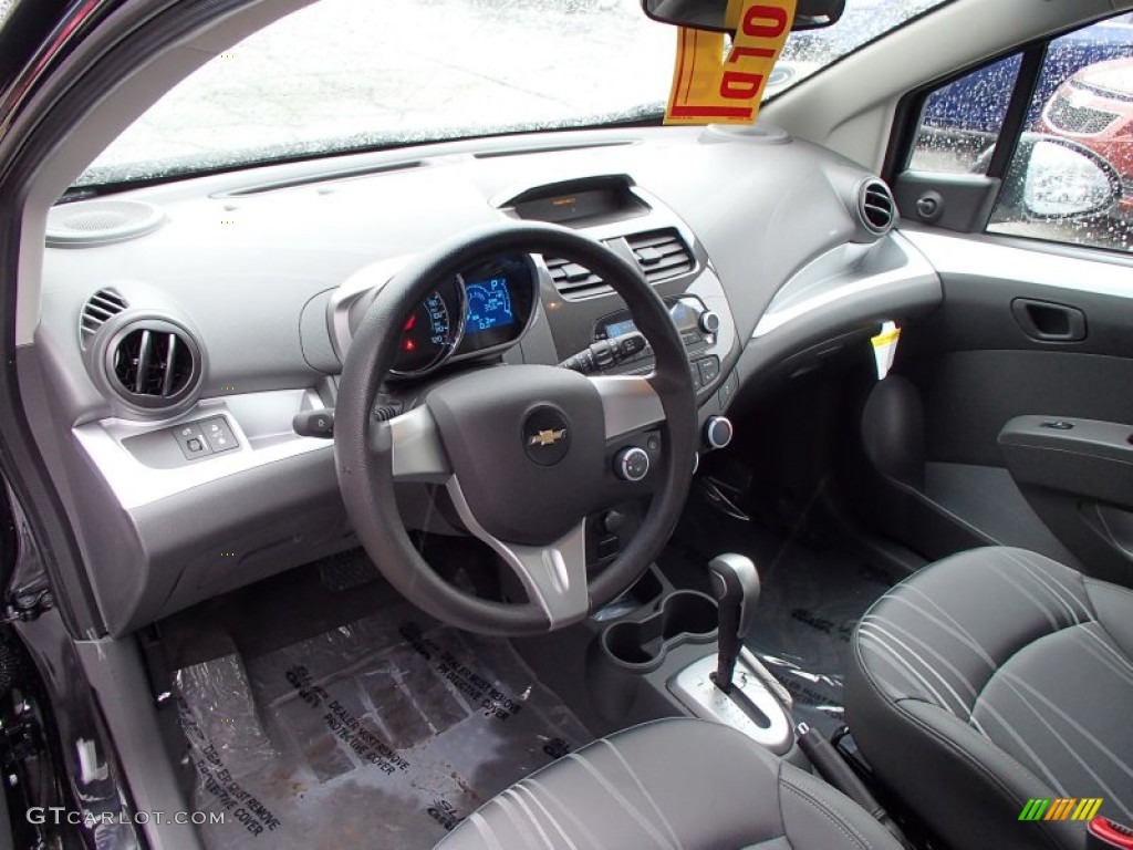 Silver/Silver Interior 2013 Chevrolet Spark LS Photo #77823990