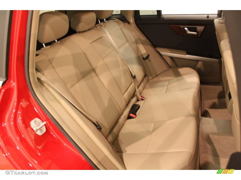 Almond/Black Interior 2011 Mercedes-Benz GLK 350 4Matic Photo #77824328
