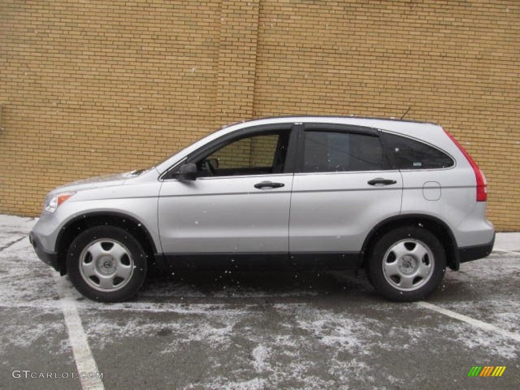 2009 CR-V LX 4WD - Alabaster Silver Metallic / Gray photo #2