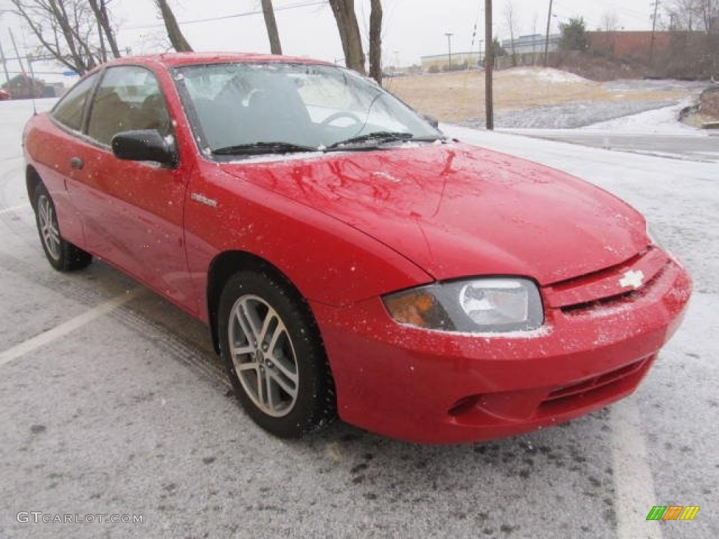 Victory Red 2004 Chevrolet Cavalier Coupe Exterior Photo #77825048