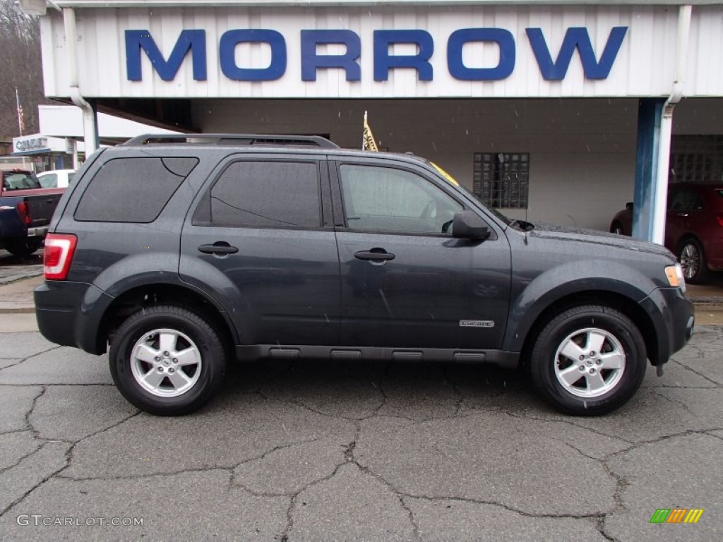 2008 Escape XLT 4WD - Black Pearl Slate Metallic / Charcoal photo #1