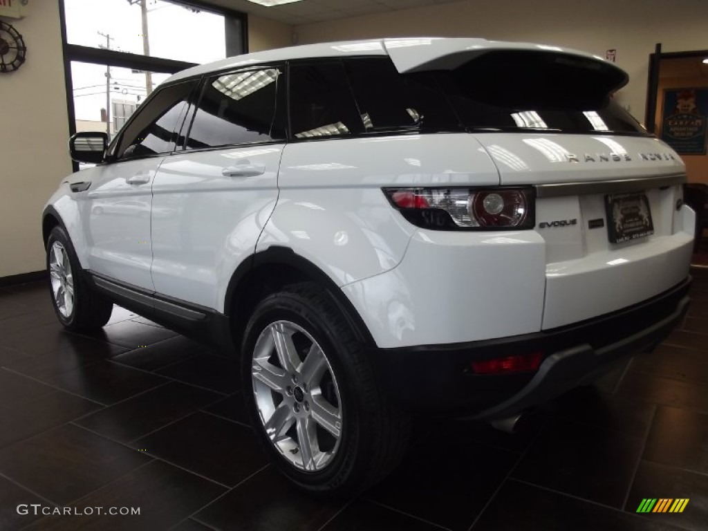 2013 Range Rover Evoque Pure - Fuji White / Ebony photo #5