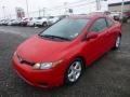 Rallye Red 2008 Honda Civic EX Coupe Exterior