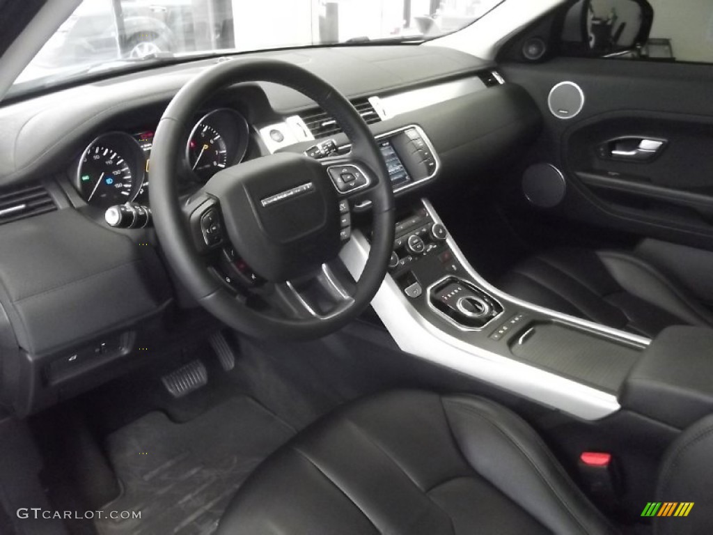 2013 Land Rover Range Rover Evoque Pure Ebony Dashboard Photo #77825436
