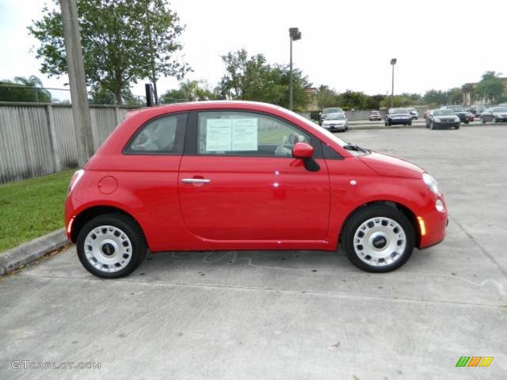 Rosso (Red) 2013 Fiat 500 Pop Exterior Photo #77825962