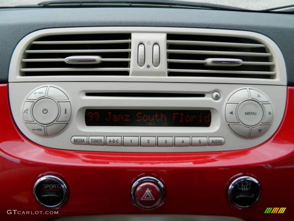 2013 Fiat 500 Pop Audio System Photo #77826237