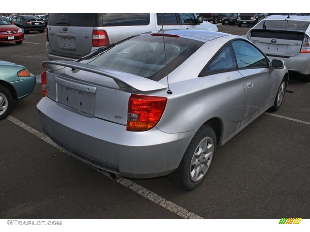 2001 Celica GT - Liquid Silver / Black photo #2