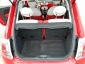 2013 Fiat 500 Rosso/Avorio (Red/Ivory) Interior Trunk Photo