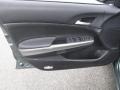 Black 2010 Honda Accord EX-L V6 Sedan Door Panel